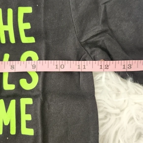 The Children’s Place Glow in the Dark All The Ghouls Love Me Graphic Tee - Black - Picture 3 of 5